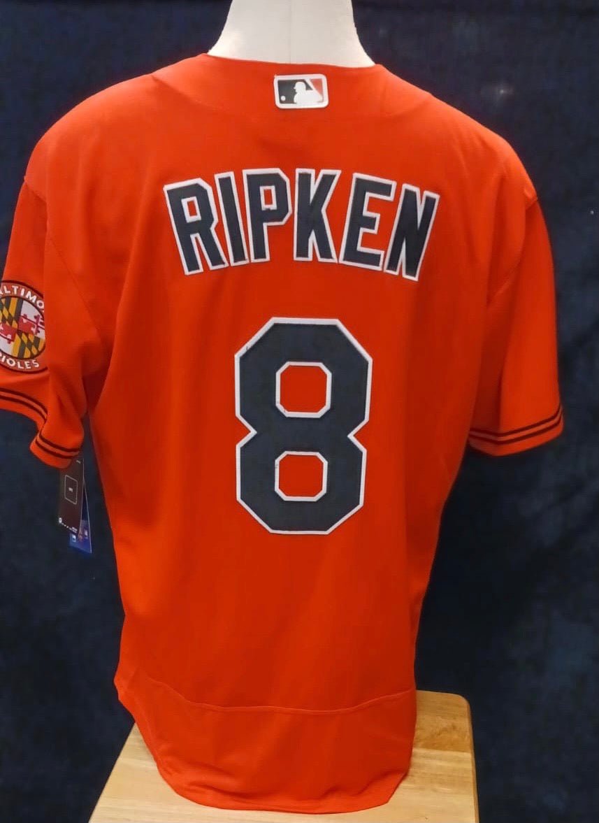 Cal Ripken Jr. Baltimore Orioles Official Baseball Jersey Orange