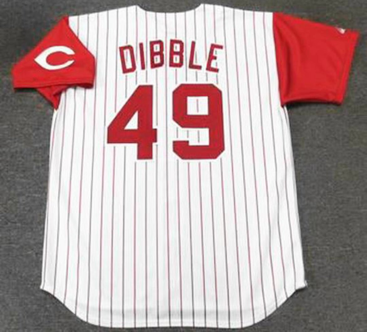 Rob Dibble 1993 Cincinnati Reds Official Baseball Majestic Jersey