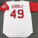 Rob Dibble 1993 Cincinnati Reds Official Baseball Majestic Jersey