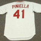 Lou Piniella 1990 Cincinnati Reds Official Baseball Majestic Jersey