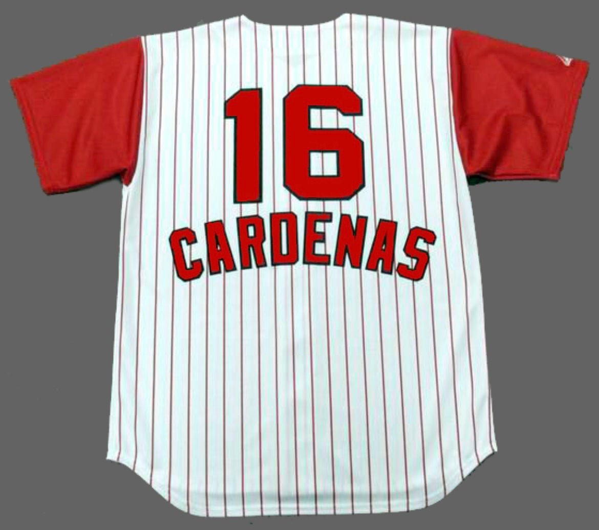 Leo Cardenas Cincinnati Reds Official Baseball Majestic Jersey