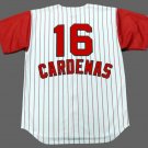 Leo Cardenas Cincinnati Reds Official Baseball Majestic Jersey