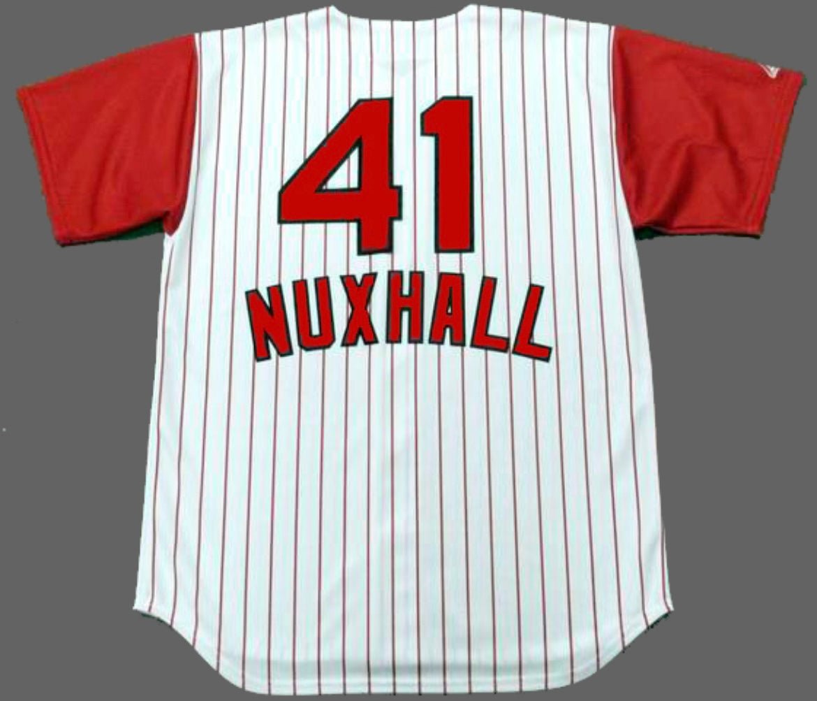 Joe Nuxhall Cincinnati Reds Official Baseball Majestic Jersey
