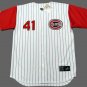 Joe Nuxhall Cincinnati Reds Official Baseball Majestic Jersey