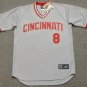 Joe Morgan 1975 Cincinnati Reds Official Baseball Majestic Jersey