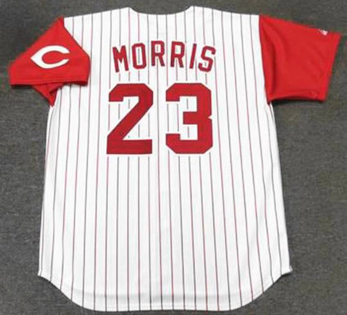Hal Morris 1994 Cincinnati Reds Official Baseball Majestic Jersey
