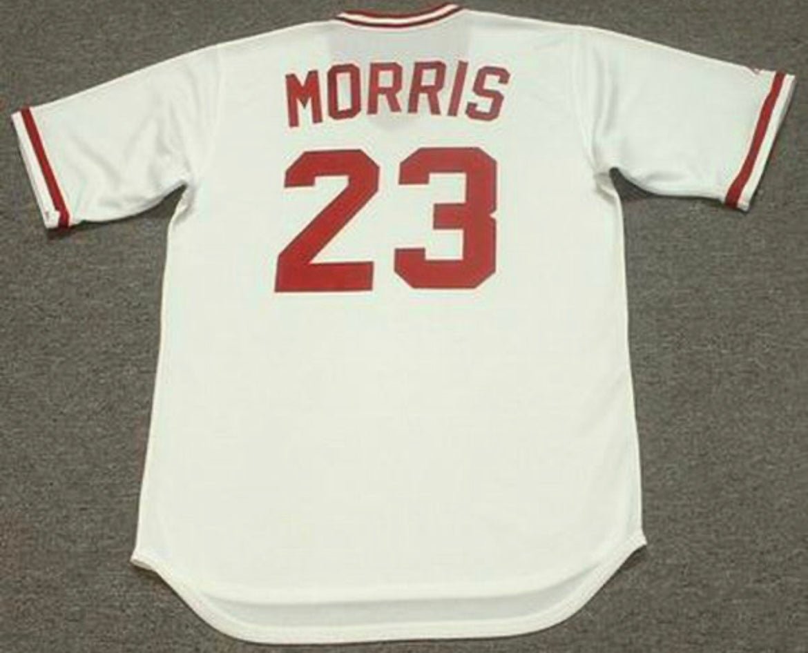 Hal Morris 1990 Cincinnati Reds Official Baseball Majestic Jersey