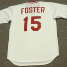 George Foster Cincinnati Reds Official Baseball Majestic Jersey