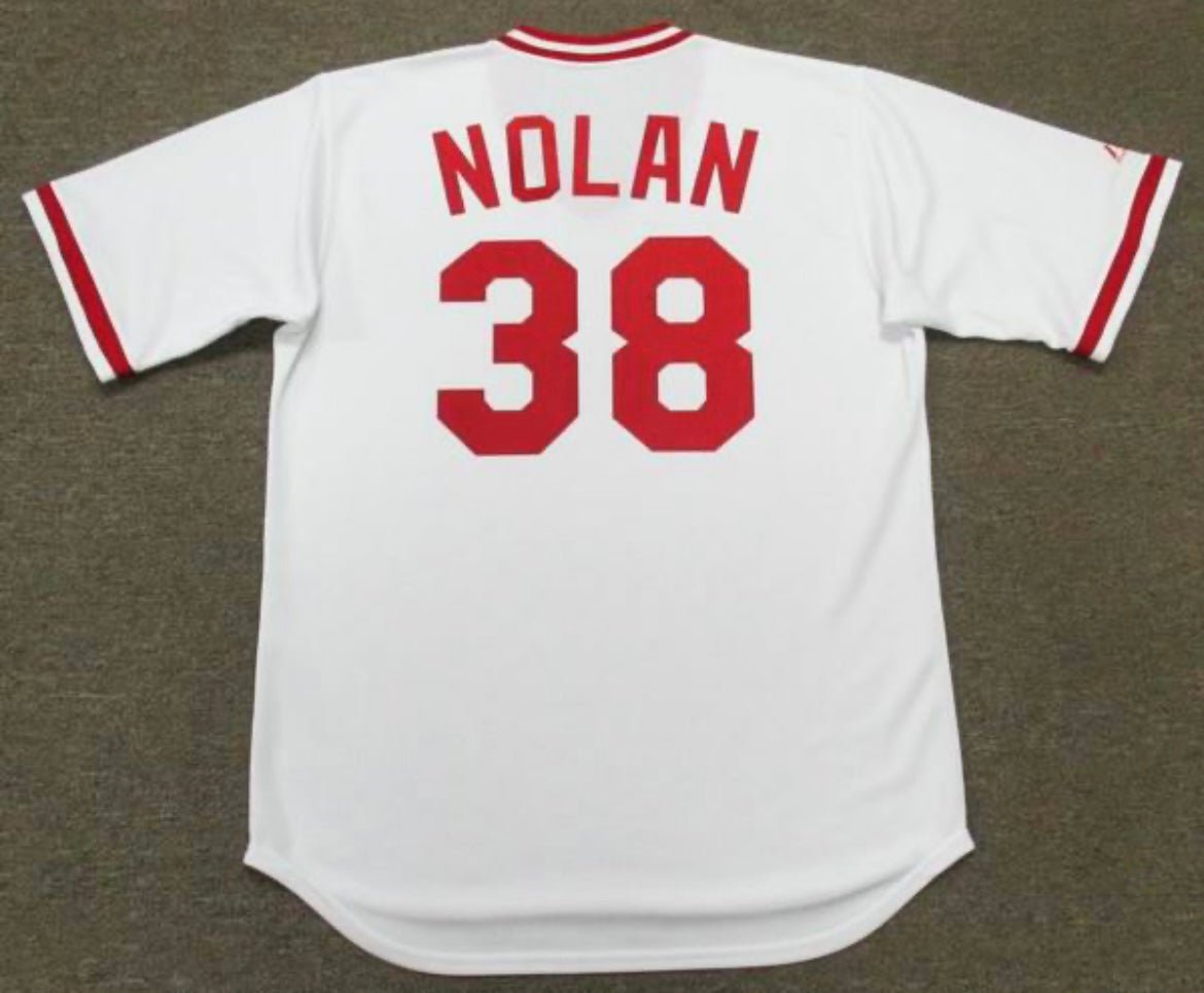 Gary Nolan Cincinnati Reds Official Baseball Majestic Jersey