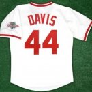 Eric Davis 1990 World Series Cincinnati Reds Official Baseball Majestic Jersey