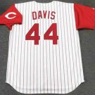 Eric Davis Cincinnati Reds Official Baseball Majestic Jersey