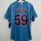 Jhoan Duran Philadelphia Phillies Official Baseball retro blue Jersey