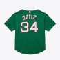 David Ortiz Green St. Patrick&acirc;��s Day Boston Red Sox Official Baseball Jersey