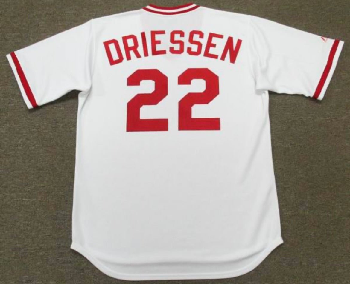 Dan Driessen Cincinnati Reds Official Baseball Majestic Jersey