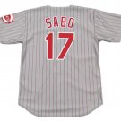 Chris Sabo Cincinnati Reds Official Baseball Majestic Jersey