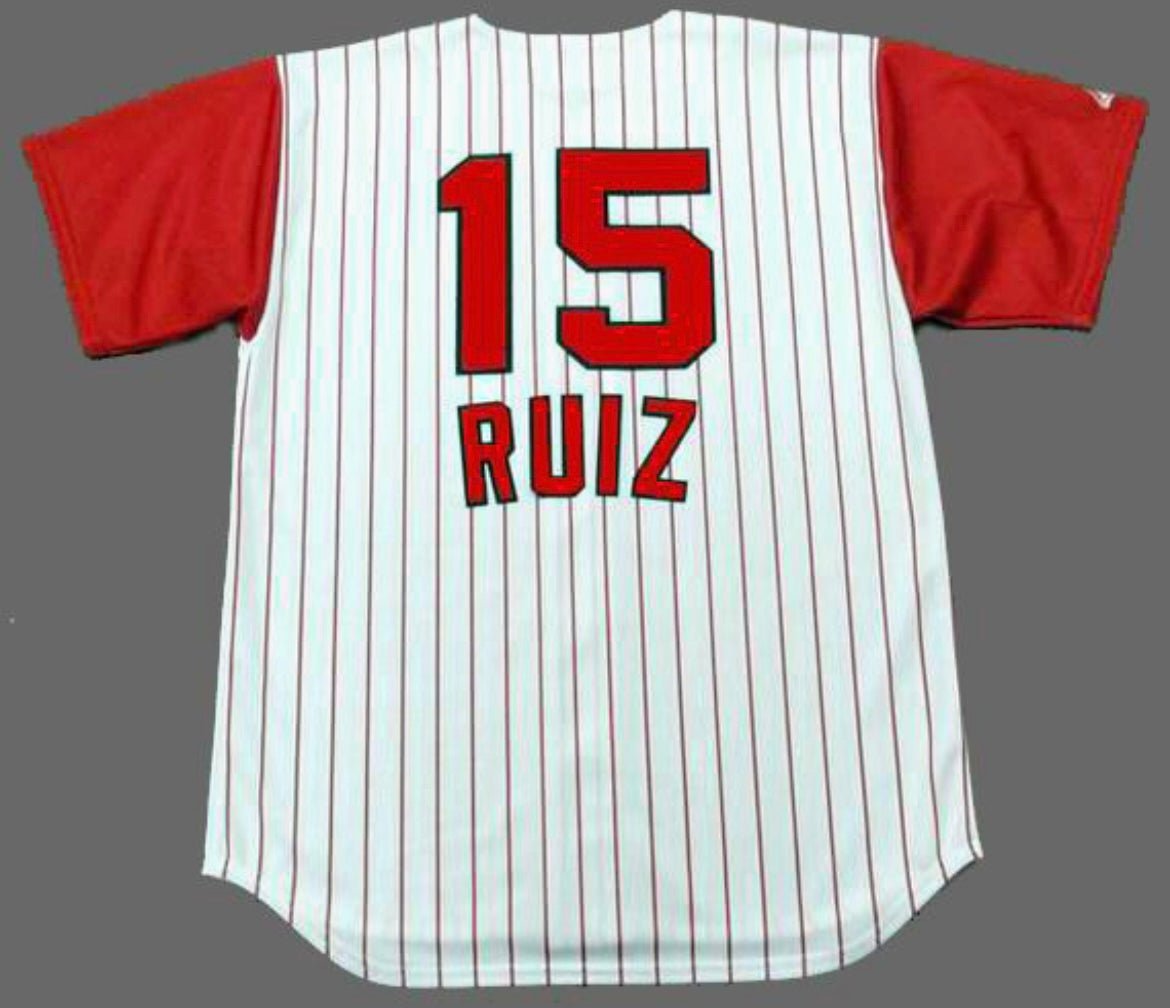 Chico Ruiz Cincinnati Reds Official Baseball Majestic Jersey