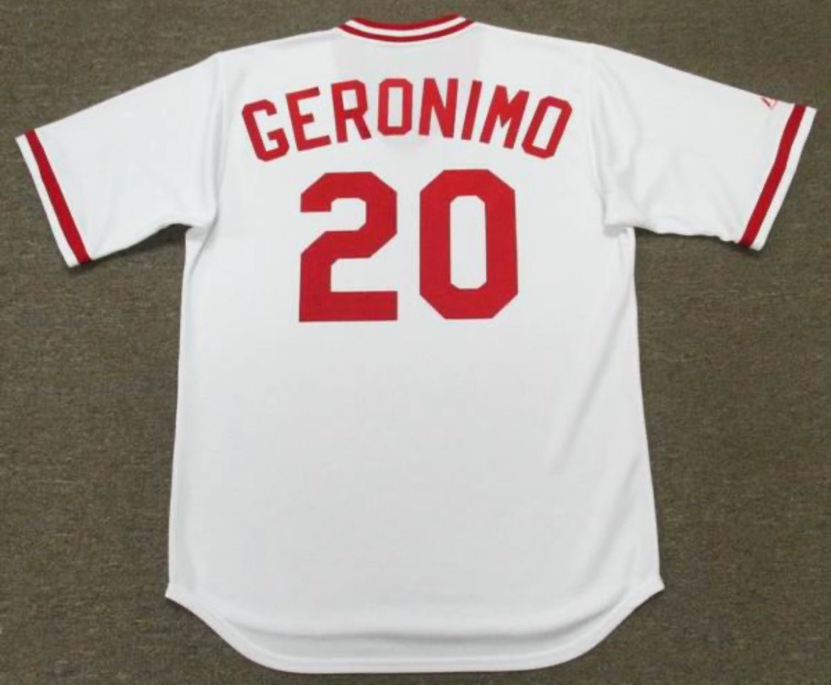 Cesar Geronimo Cincinnati Reds Official Baseball Majestic Jersey