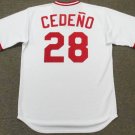 Cesar Cedeno Cincinnati Reds Official Baseball Majestic Jersey