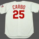 Bernie Carbo Cincinnati Reds Official Baseball Majestic Jersey
