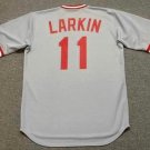 Barry Larkin Cincinnati Reds Official Baseball Majestic Jersey