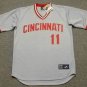 Barry Larkin Cincinnati Reds Official Baseball Majestic Jersey