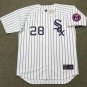 Wilbur Wood 1968 Chicago White Sox Official Baseball Majestic Jersey