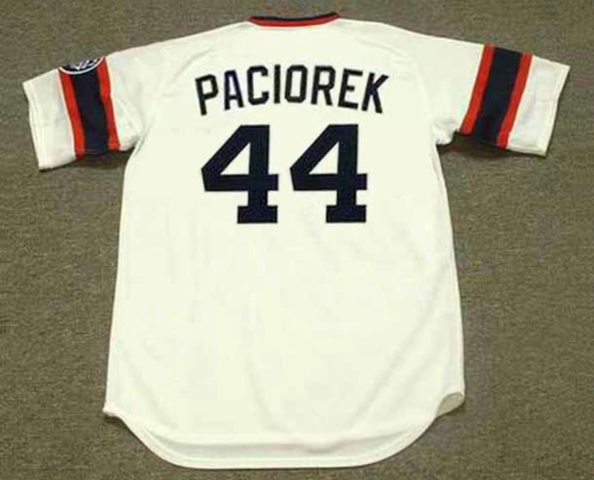 Tom Paciorek Chicago White Sox Official Baseball Majestic Jersey
