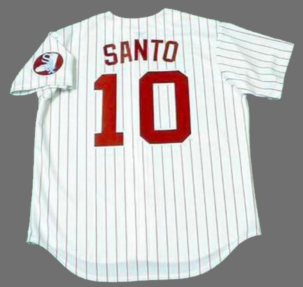 Ron Santo Chicago White Sox Official Baseball Majestic Jersey