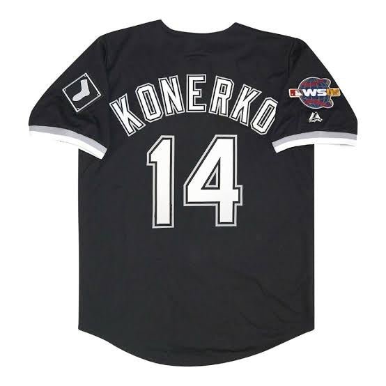 Paul Konerko 2005 Chicago White Sox Official Baseball Mitchell & Ness Jersey black