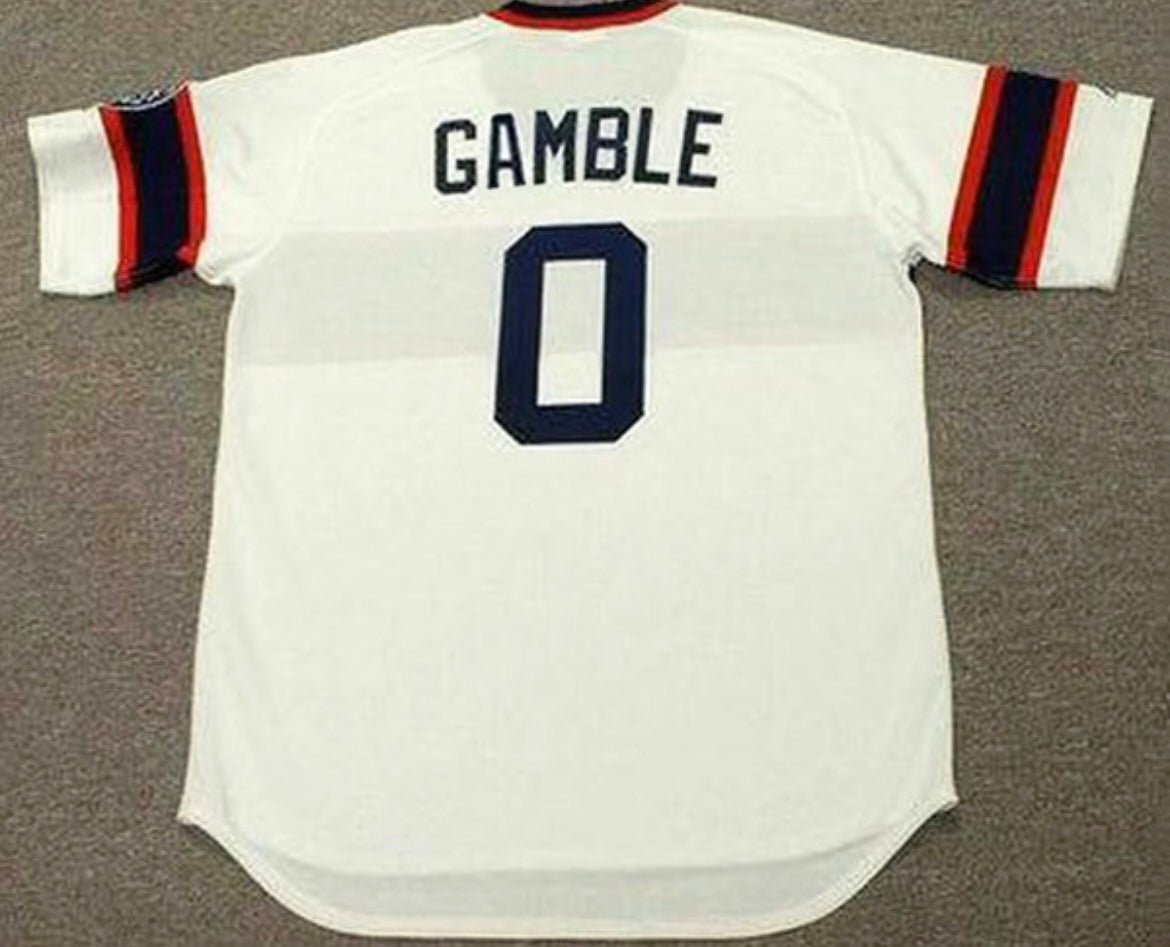 Oscar Gamble Chicago White Sox Official Baseball Majestic Jersey