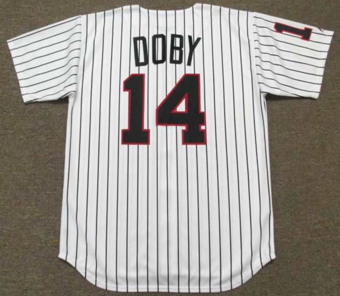 Larry Doby Chicago White Sox Official Baseball Majestic Jersey