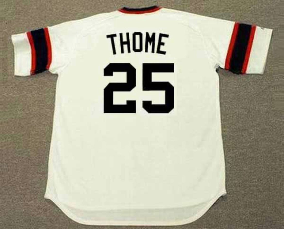 Jim Thome Chicago White Sox Official Baseball Majestic Jersey