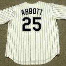 Jim Abbott Chicago White Sox Official Baseball Majestic Jersey
