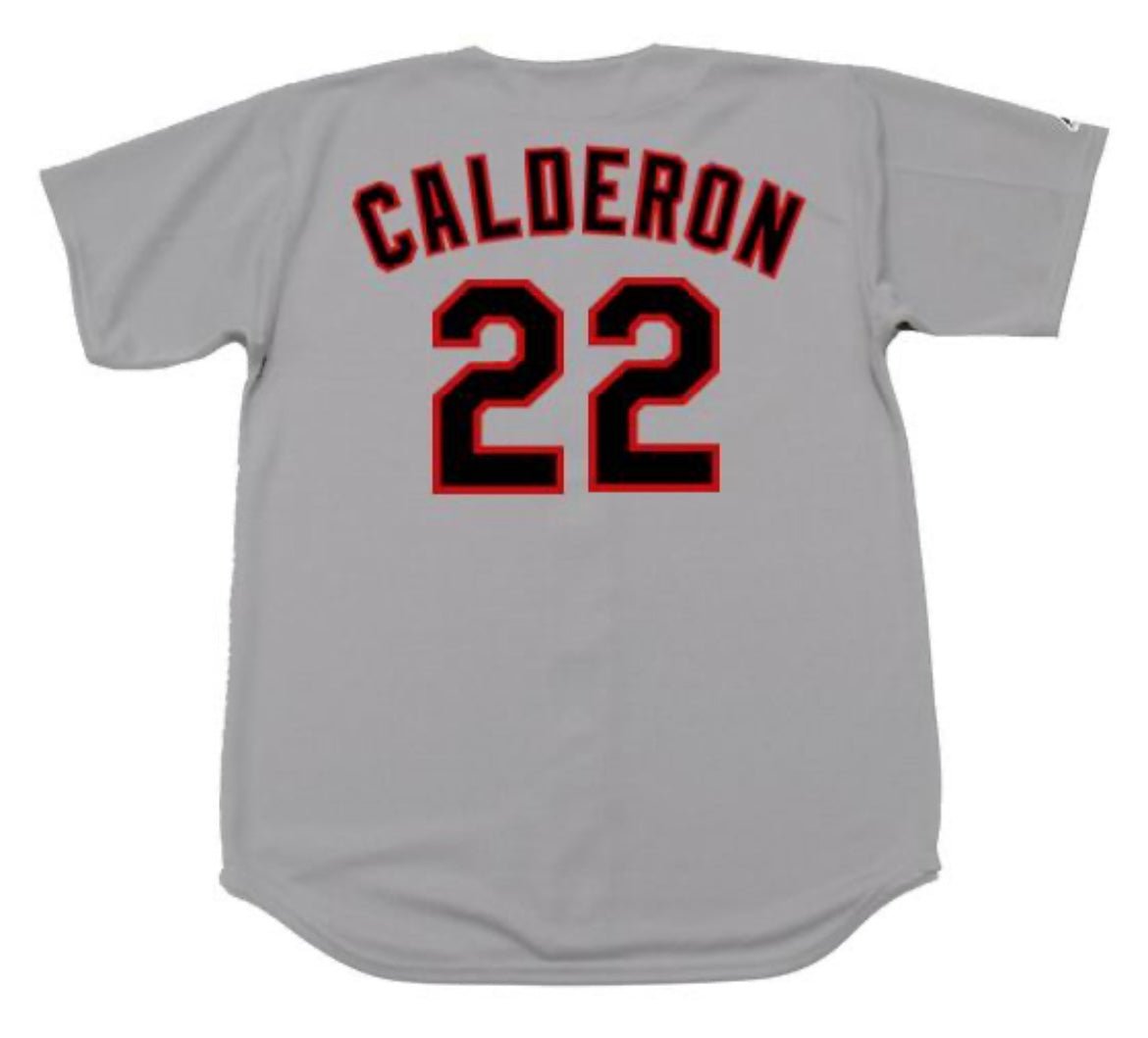 Ivan Calderon 1990 Chicago White Sox Official Baseball Majestic Jersey