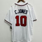 Chipper Jones Atlanta Braves Official Baseball Jersey Mitchell & Ness 1995