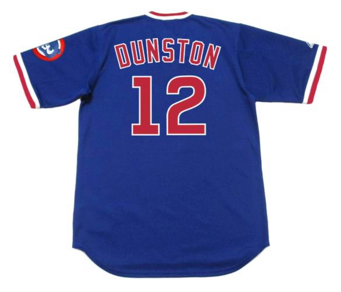 Shawon Dunston 1988 Chicago Cubs Official Baseball Majestic Jersey