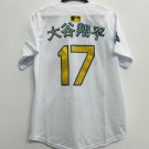 Shohei Ohtani Los Angeles Dodgers Official Baseball jersey white Japanese