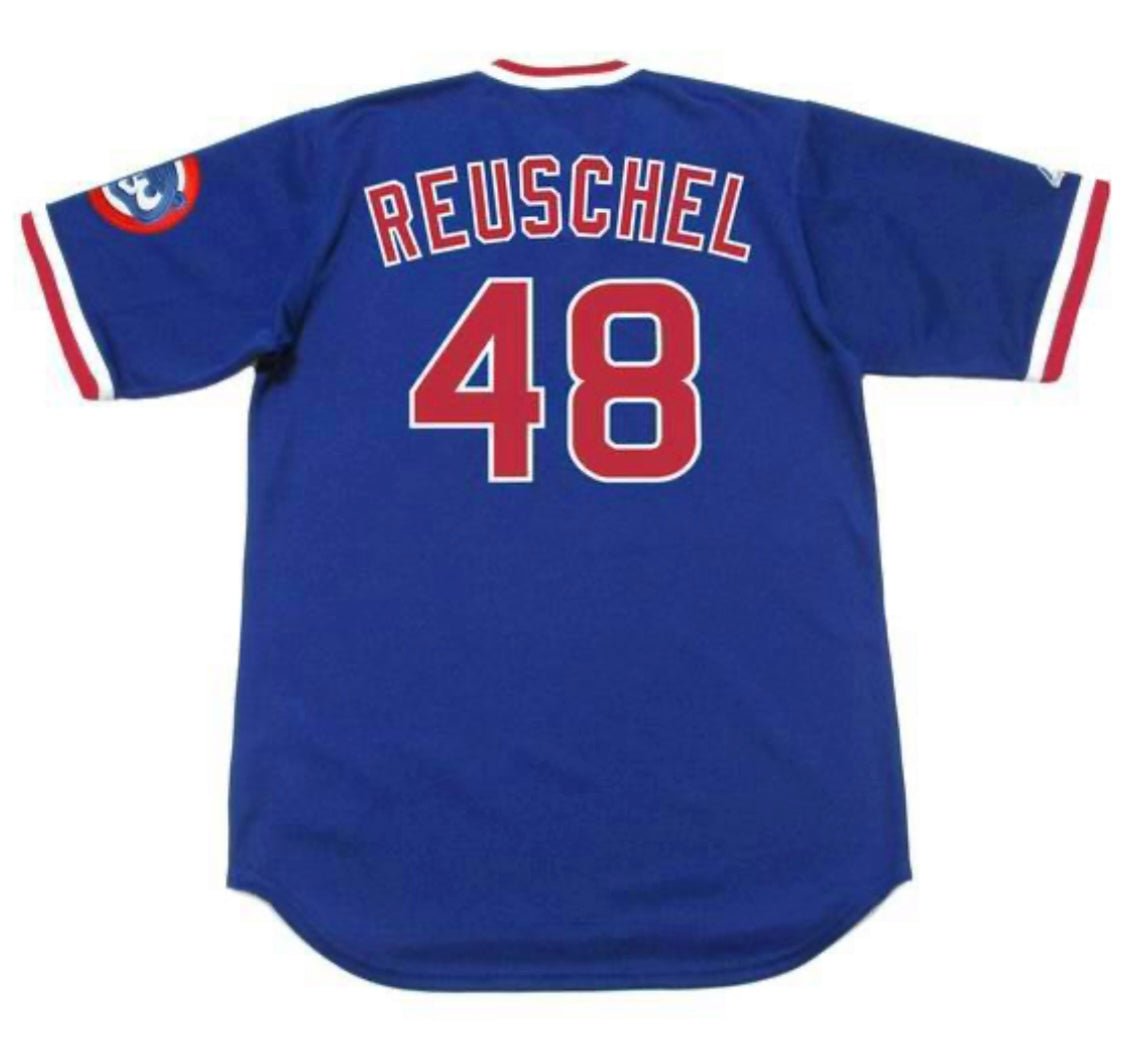 Rick Reuschel Chicago Cubs Official Baseball Majestic Jersey