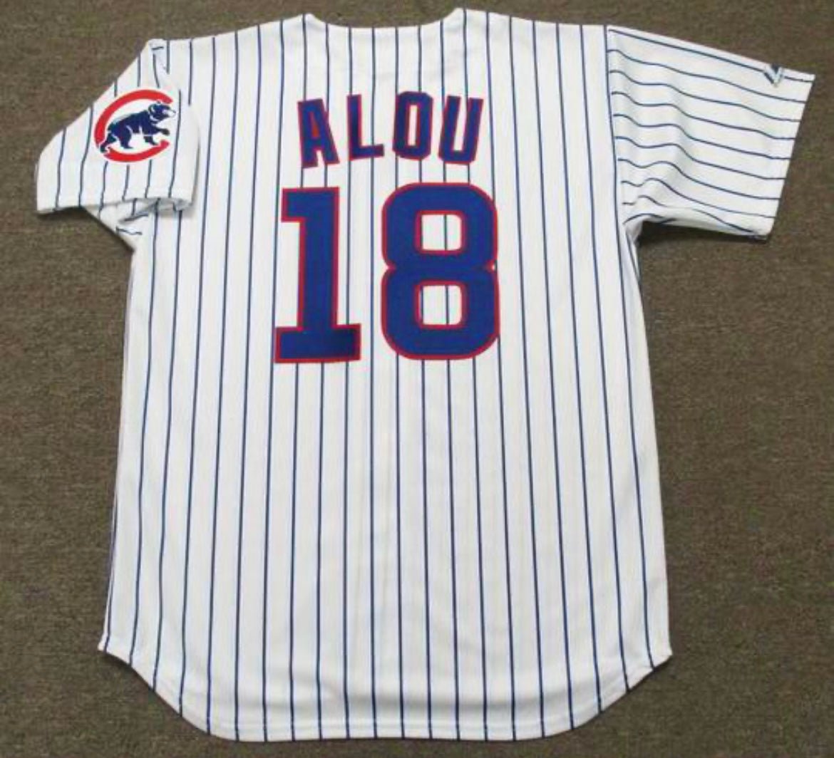 Moises Alou Chicago Cubs Official Baseball Majestic Jersey