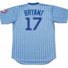 Kris Bryant Chicago Cubs Official Baseball Majestic Throwback Jersey