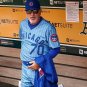 Joe Maddon Chicago Cubs Official Baseball Majestic Throwback Jersey