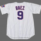 Javier Baez Chicago Cubs Official Baseball Majestic Throwback Jersey gray