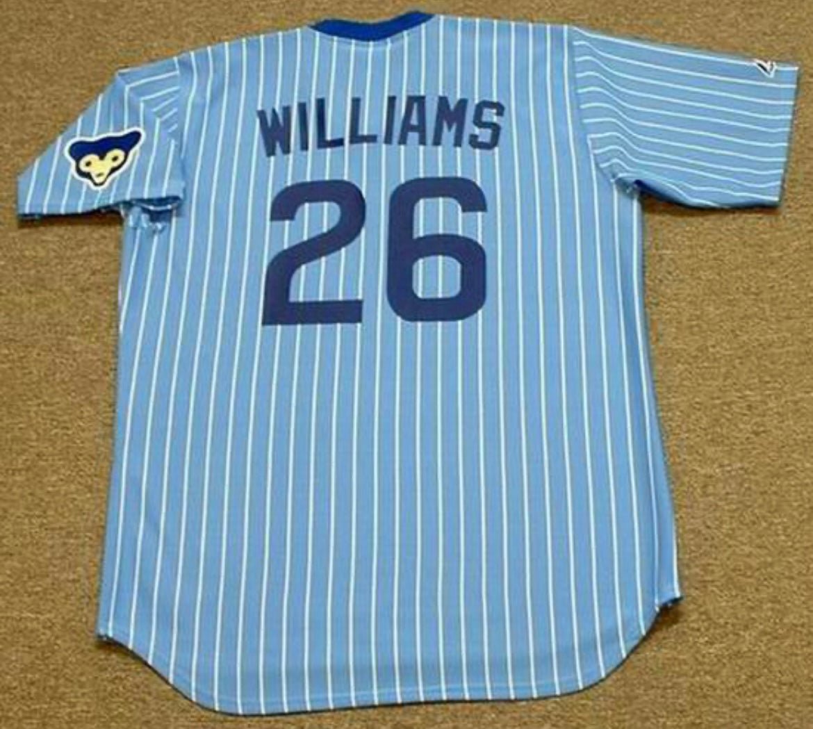 Billy Williams Chicago Cubs Official Baseball Majestic Jersey blue