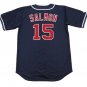 Tim Salmon Anaheim California Angels Official Baseball Majestic Jersey blue