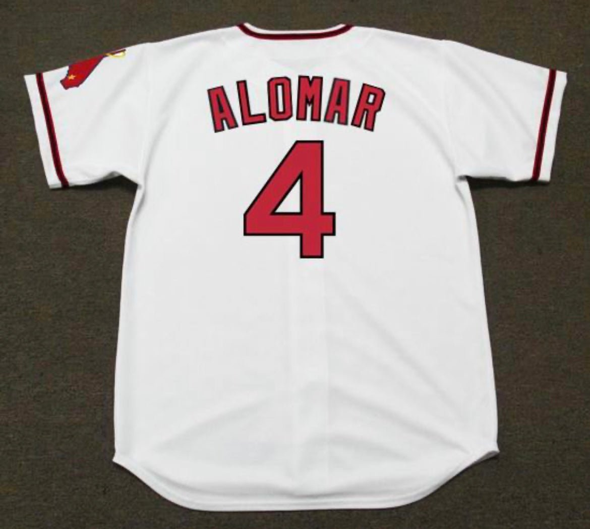Sandy Alomar Anaheim California Angels Official Baseball Majestic Jersey