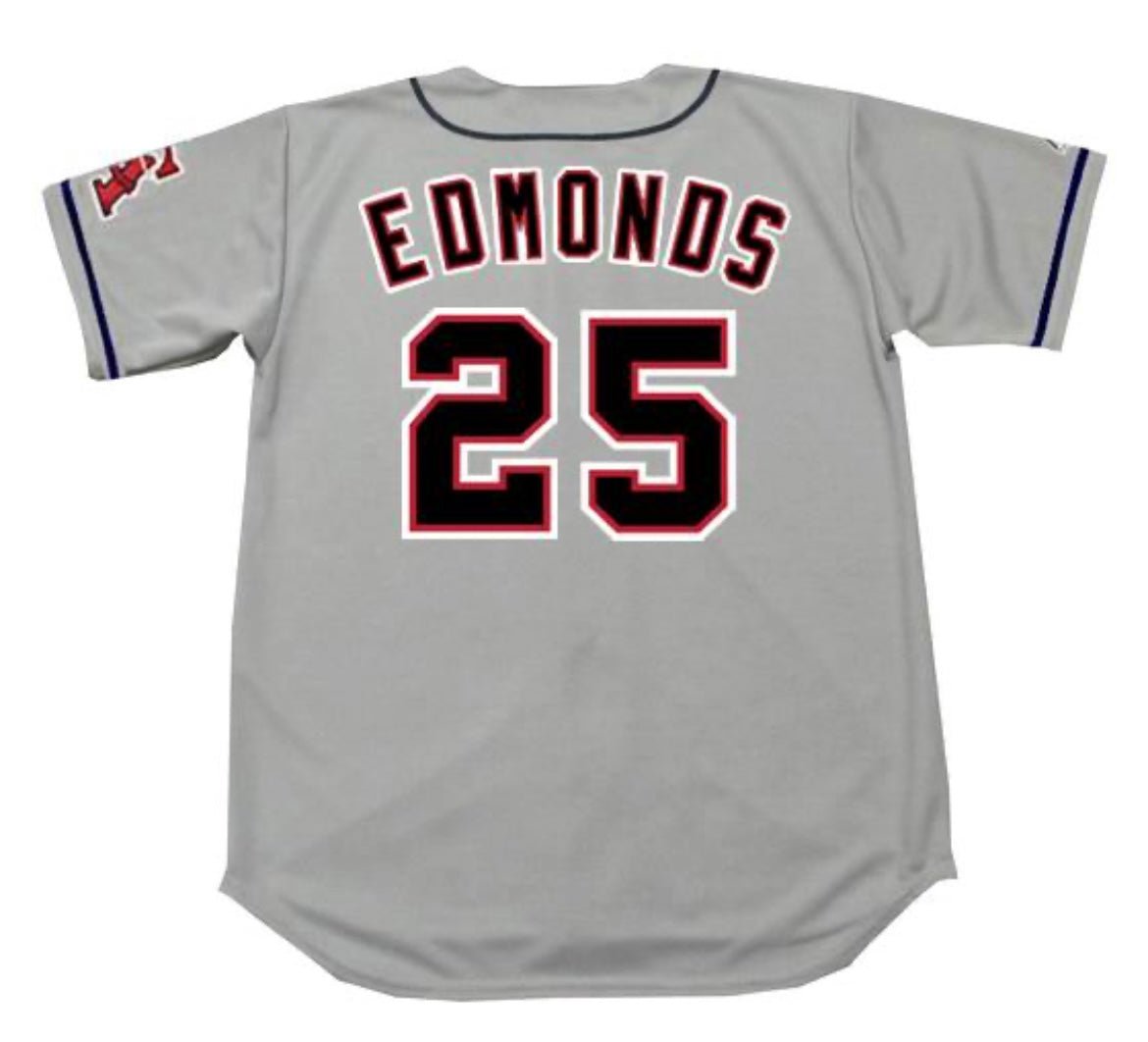 Jim Edmonds Anaheim California Angels Official Baseball Majestic Jersey