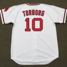 JEFF TORBORG Anaheim California Angels Official Baseball Majestic Jersey