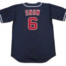J.T. Snow California Angels Official Baseball Majestic Jersey blue
