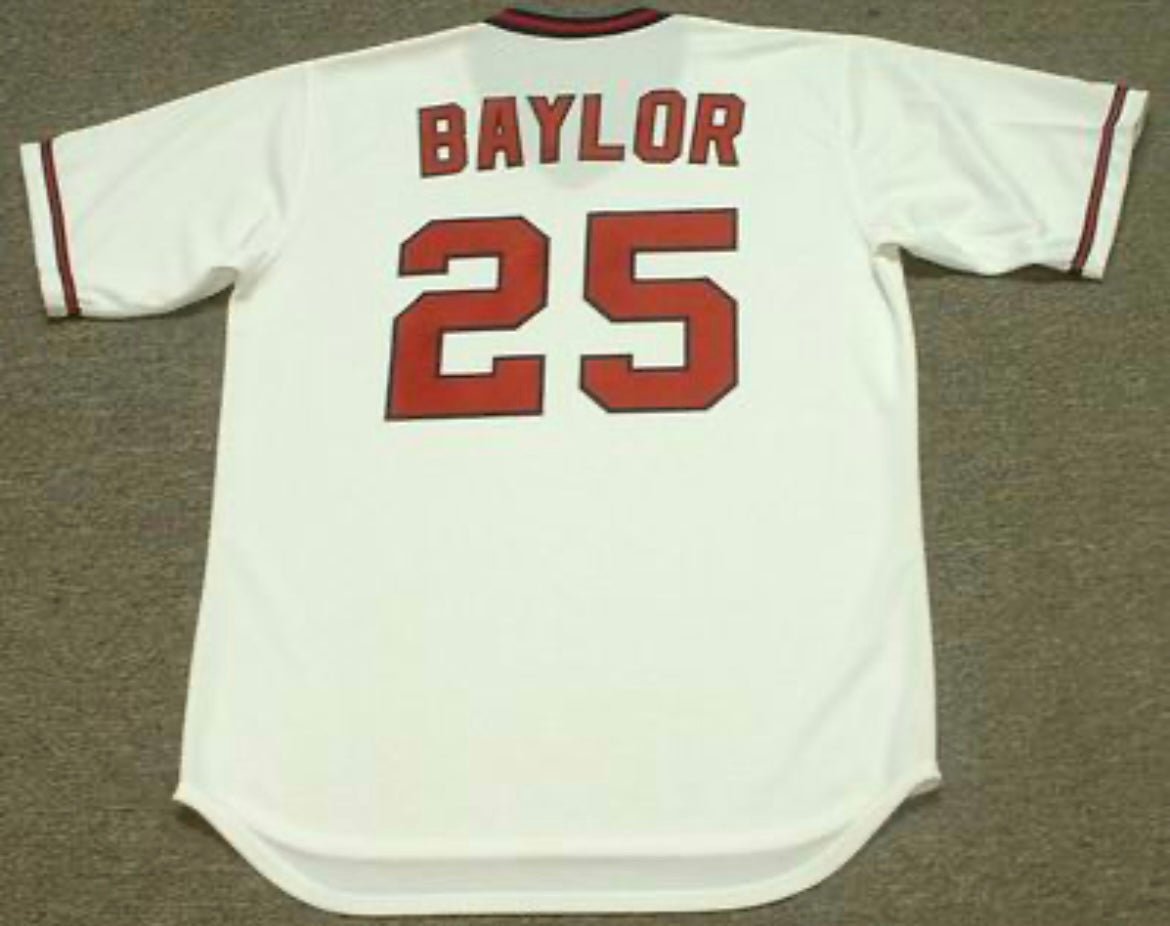Don Baylor California Angels Official Baseball Majestic Jersey