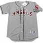Any Name & Number Customized 1990&acirc;��s California Angels Official Baseball jersey Majestic gray
